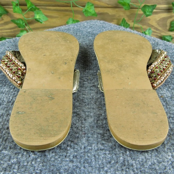 Naughty Monkey Women's Flip Flop Brown Synthetic Size 9M Used 2025 - Picture 6 of 7